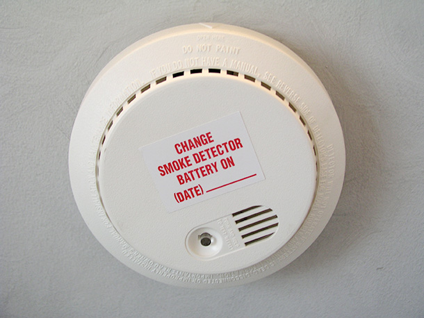 Smoke Detector On Ceiling