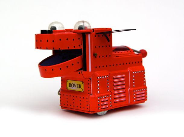 Red Robot Dog