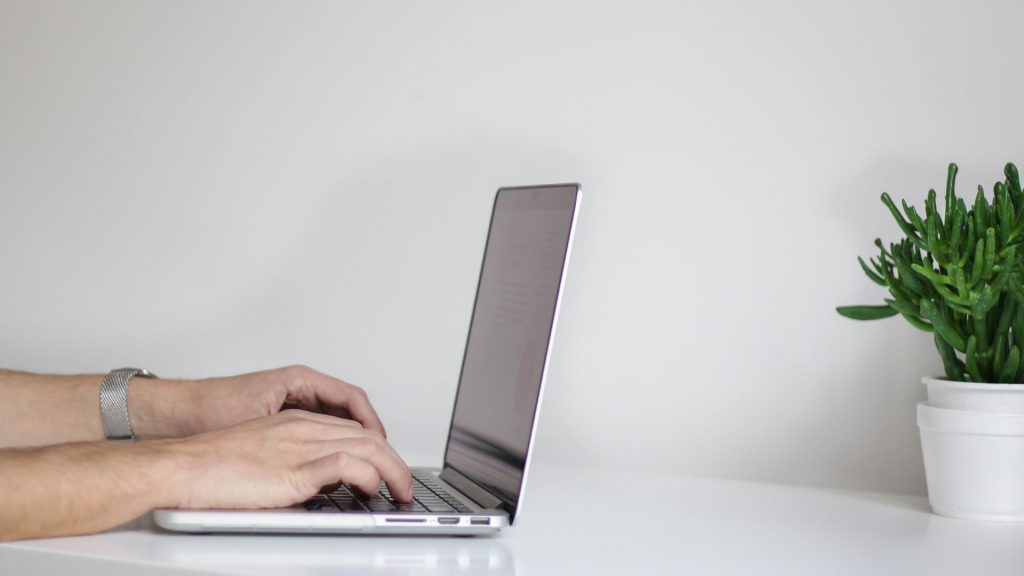 Man Using Laptop