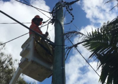 Underground, Overhead mains supply – Newport