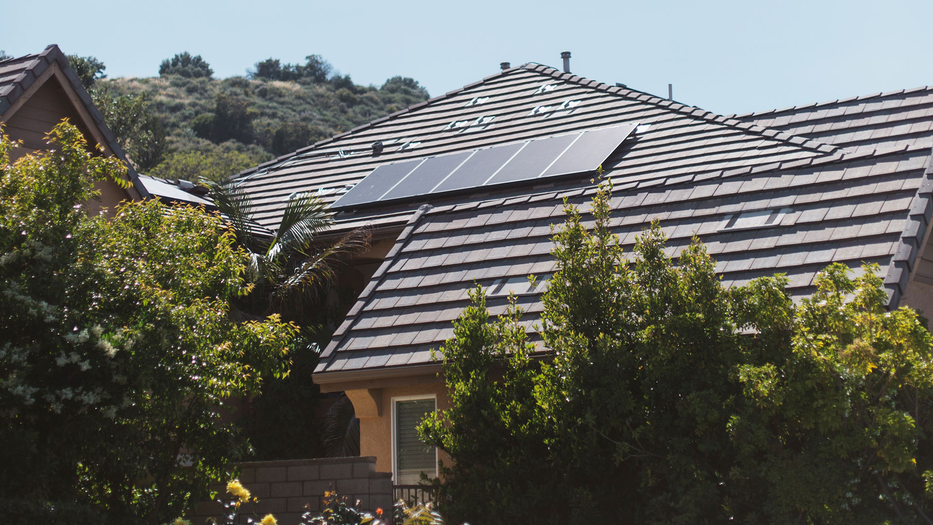 Solar Panels On House Roof
