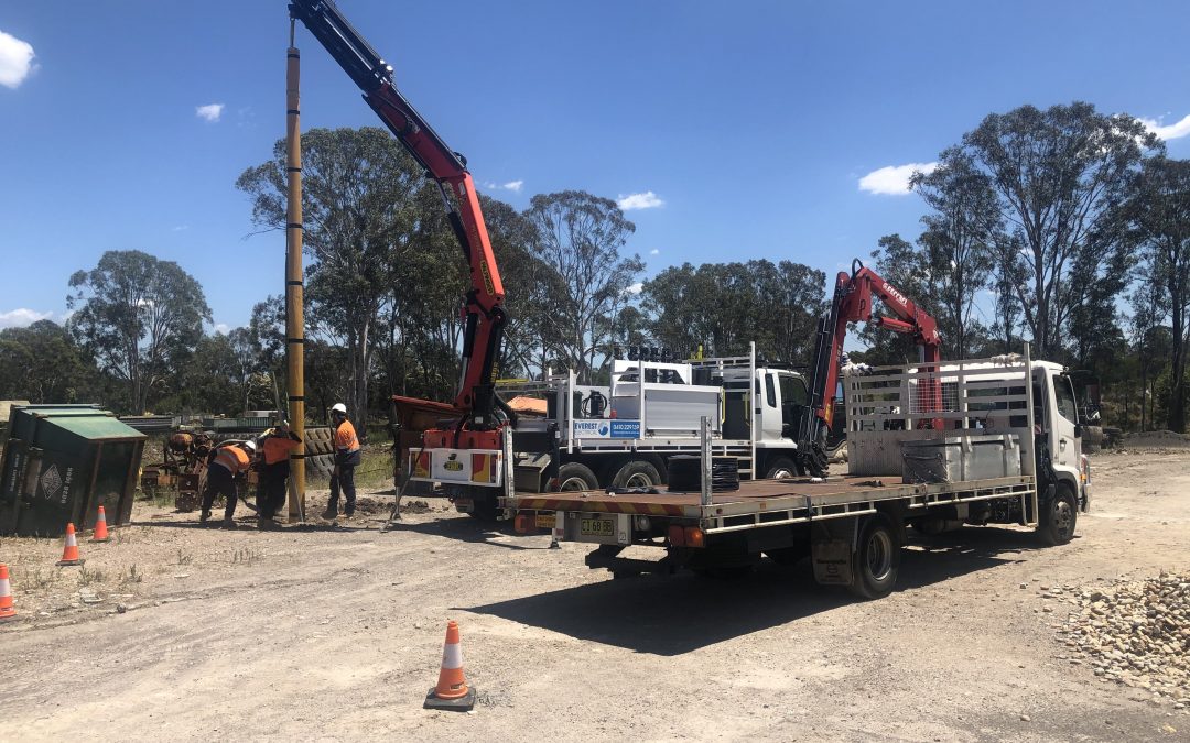 Hardwood Timber Poles Installed – Western Sydney